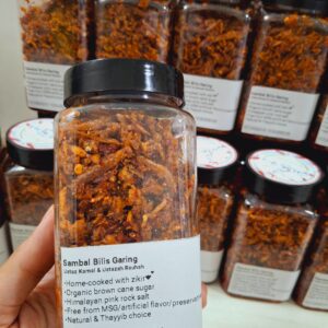 Sambal Bilis Garing Homemade 135g | Natural, Tanpa MSG | Dari Dapur Ustaz & Ustazah